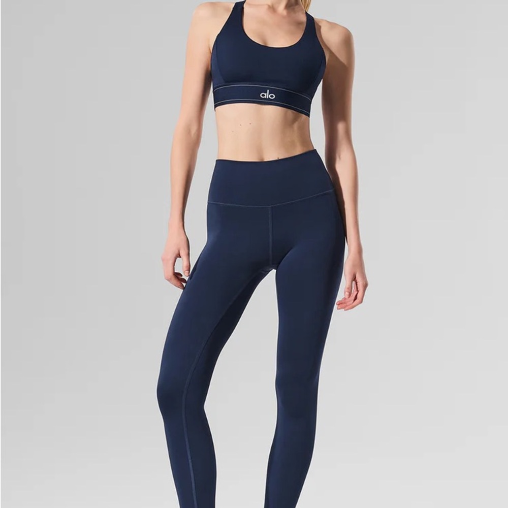 ALO Yoga Women's Navy  leggings